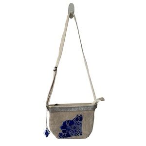 Laurel Burch Feline Clan Canvas Crossbody Cat Tote Handbag Purse